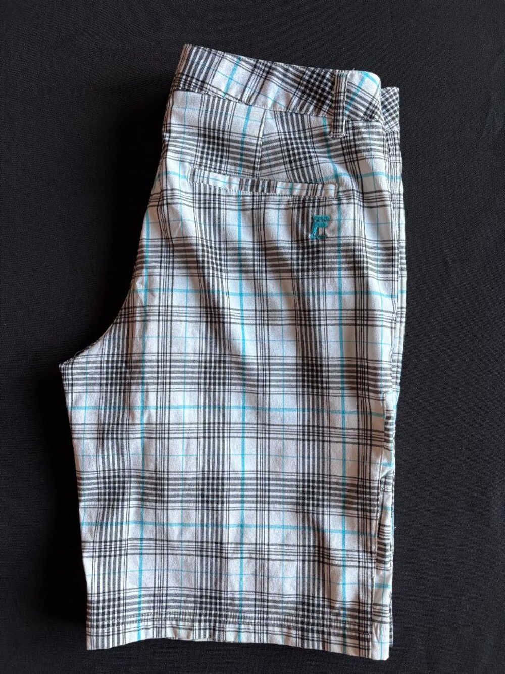 FILA Sport Plaid Golf Shorts Mens 34